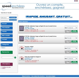 Speed Encheres